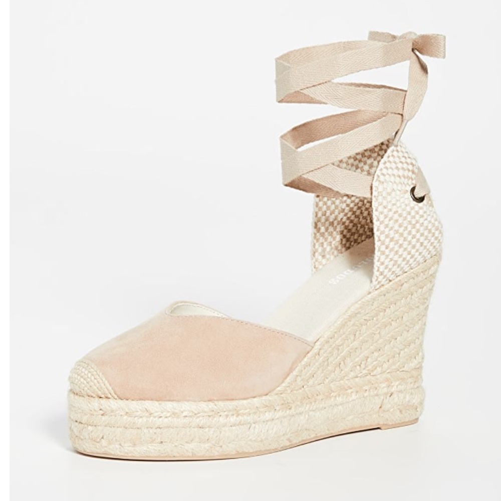 Soludos Mallorca Suede Wedge Esapdrille Sandal - Picture 5 of 11
